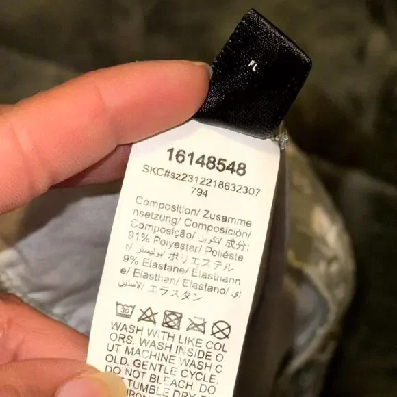 Shein Halter Top Women Medium Green Ditsy Floral Cropped Tank Preppy Coquette - Picture 7 of 7